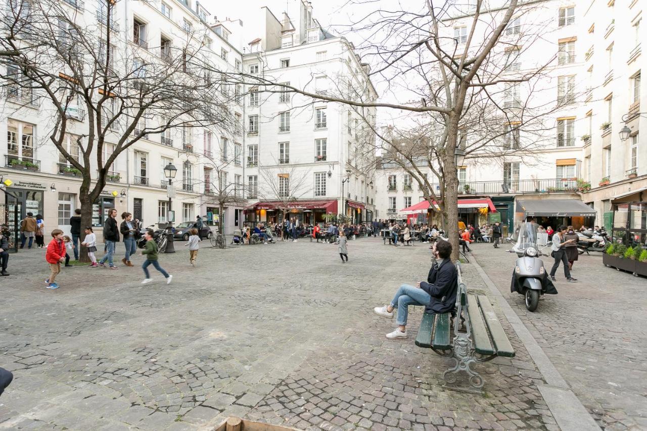 Le Marais Place Sainte Catherine With Ac Appartamento